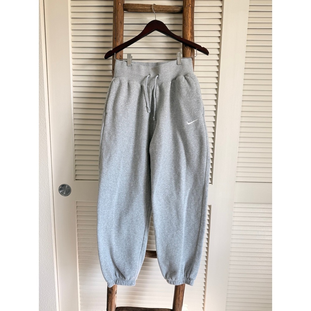 Nike Women's Gray Sweatpants Joggers Small XS Logo Comfort Activewear - Picture 2 of 6